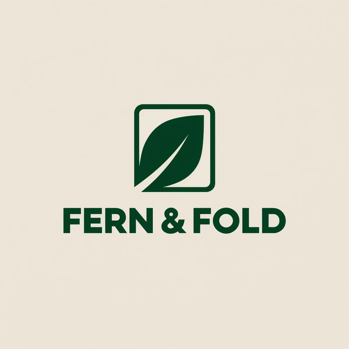 Example primary logo from the Fern & Fold demo brand kit