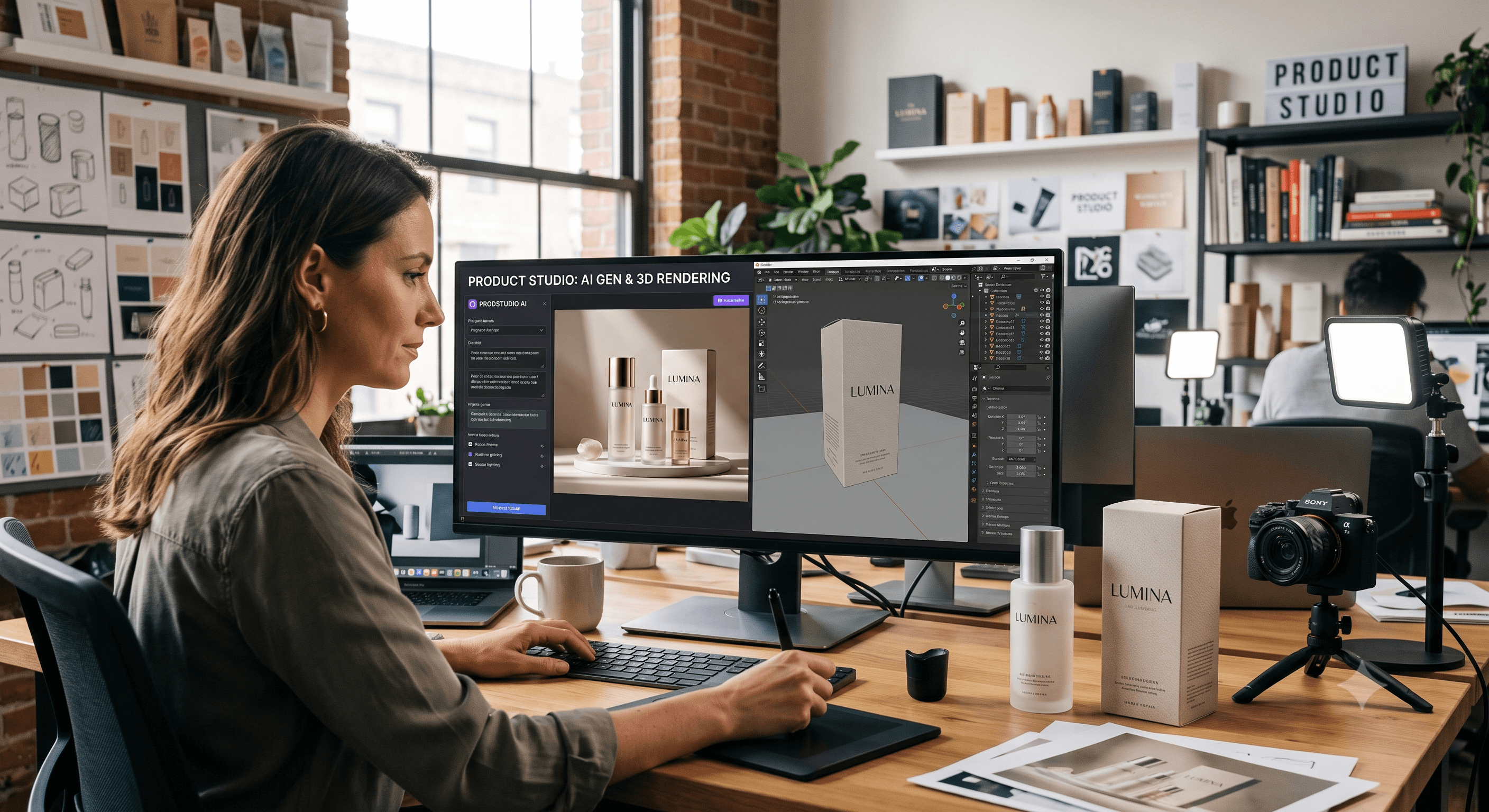 Product Studio & 3D Rendering