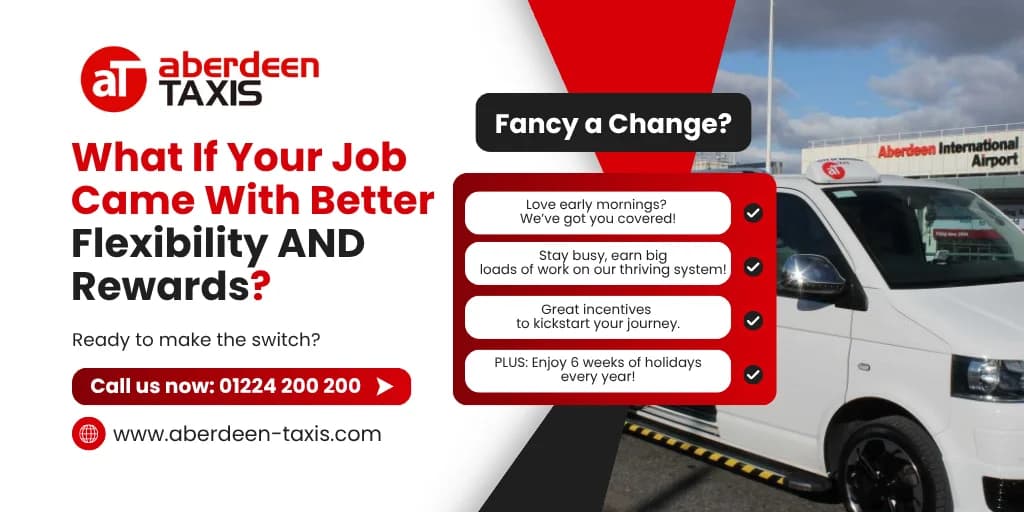Aberdeen Taxis: Driver recruitment display ad