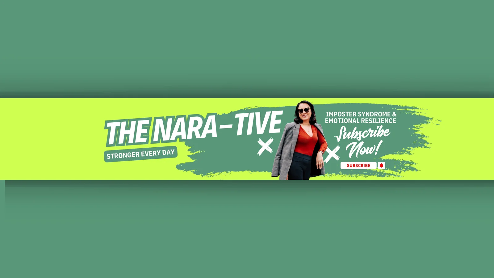 Channel identity: The Nara-tive banner